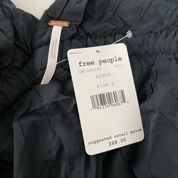 NWT Free People Chante Lace Tank Black Large - Picture 8 of 10